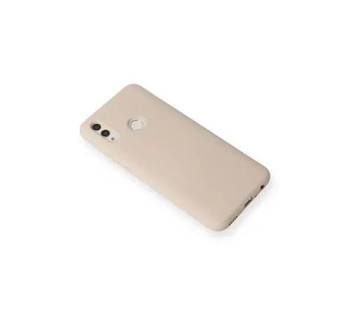 Huawei P Smart 2019 Kılıf Nano içi Kadife Silikon - Pudra