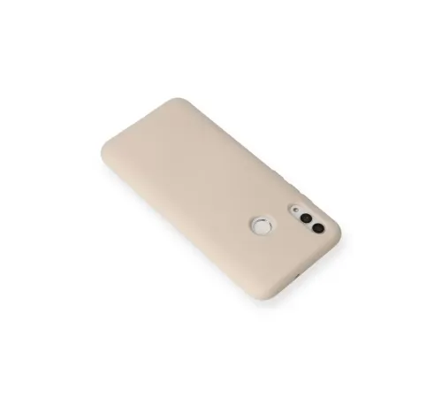 Huawei P Smart 2019 Kılıf Nano içi Kadife Silikon - Pudra
