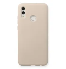 Huawei P Smart 2019 Kılıf Nano içi Kadife Silikon - Pudra