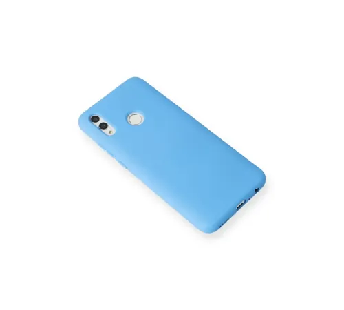 Huawei P Smart 2019 Kılıf Nano içi Kadife Silikon - Mavi