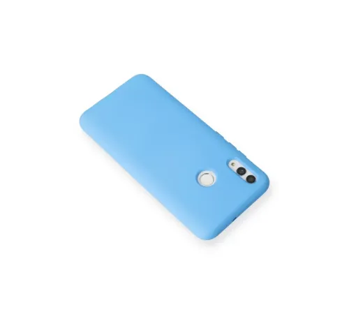 Huawei P Smart 2019 Kılıf Nano içi Kadife Silikon - Mavi