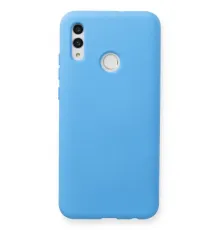Huawei P Smart 2019 Kılıf Nano içi Kadife Silikon - Mavi
