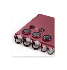 Samsung Galaxy S23 Ultra Valdez Metal Kamera Lens - Kırmızı