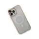 Apple iPhone 13 Pro Kılıf Room Magneticsafe Silikon - Pudra