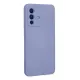 Vivo V23 5G Kılıf Nano içi Kadife Silikon - Lila