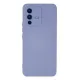 Vivo V23 5G Kılıf Nano içi Kadife Silikon - Lila