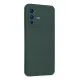 Vivo V23 5G Kılıf Nano içi Kadife Silikon - Koyu Yeşil