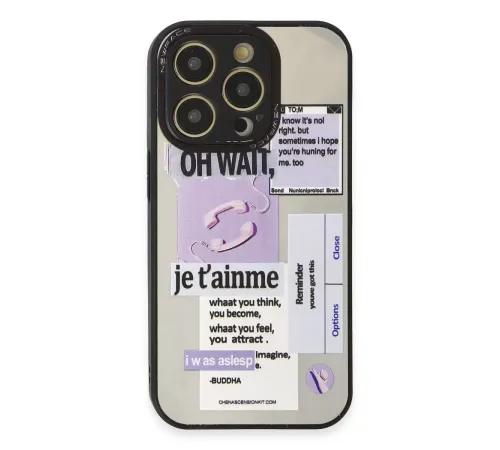 Apple iPhone 12 Pro Max Kılıf Mirror Desenli Kapak - Mirror - 4