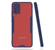 Samsung Galaxy A02S Kılıf Platin Silikon - Lacivert