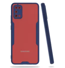 Samsung Galaxy A02S Kılıf Platin Silikon - Lacivert