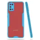 Samsung Galaxy A02S Kılıf Platin Silikon - Mavi