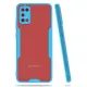 Samsung Galaxy A02S Kılıf Platin Silikon - Mavi