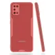 Samsung Galaxy A02S Kılıf Platin Silikon - Pembe