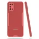 Samsung Galaxy A02S Kılıf Platin Silikon - Pembe