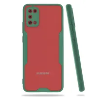 Samsung Galaxy A02S Kılıf Platin Silikon - Yeşil
