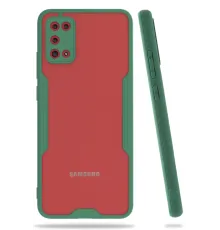 Samsung Galaxy A02S Kılıf Platin Silikon - Yeşil