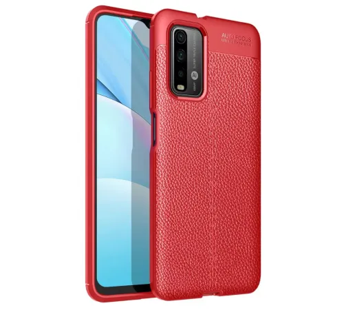 Xiaomi Redmi 9T Kılıf Auto Focus Kapak - Kırmızı