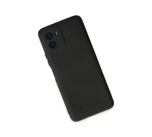 Vivo Y15S Kılıf First Silikon - Siyah