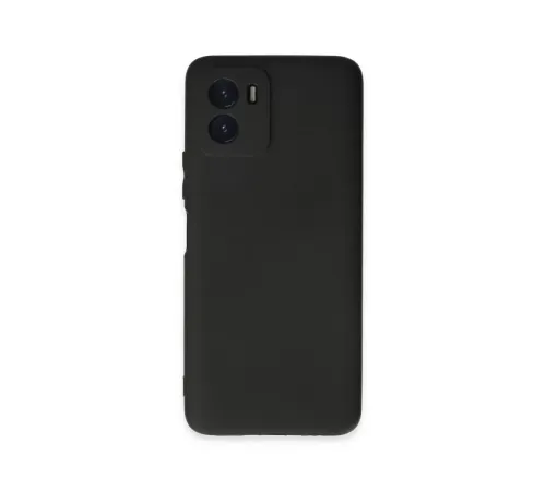 Vivo Y15S Kılıf First Silikon - Siyah