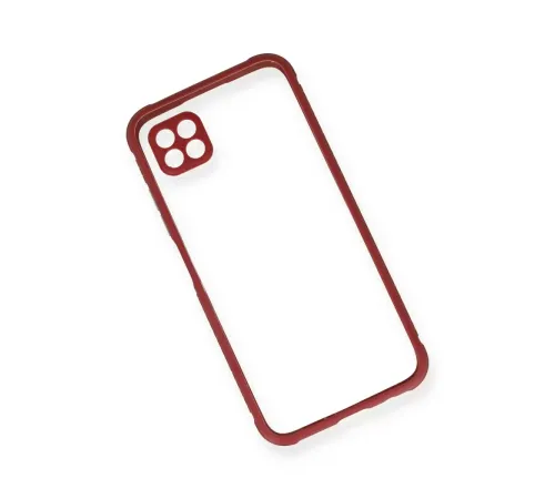 Huawei P40 Lite Kılıf Miami Şeffaf Silikon - Fuşya