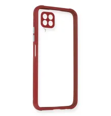 Huawei P40 Lite Kılıf Miami Şeffaf Silikon - Fuşya