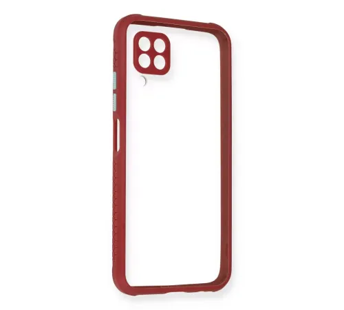 Huawei P40 Lite Kılıf Miami Şeffaf Silikon - Fuşya
