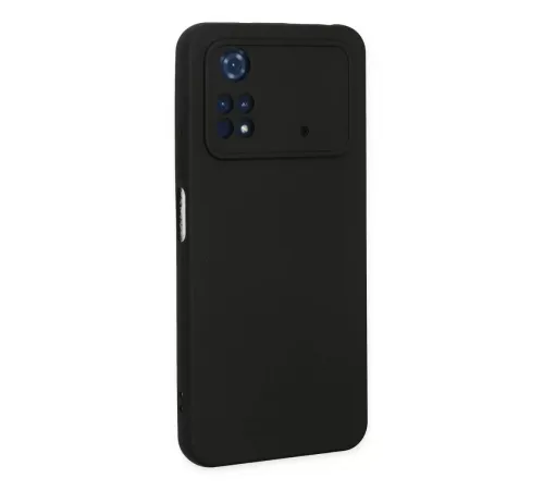 Xiaomi Poco M4 Pro 4G Kılıf Nano içi Kadife Silikon - Siyah