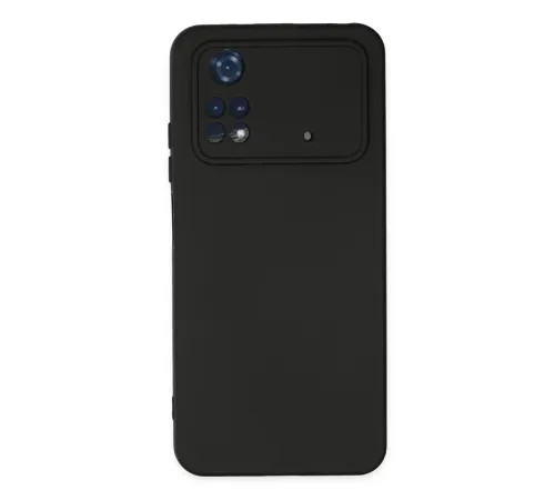 Xiaomi Poco M4 Pro 4G Kılıf Nano içi Kadife Silikon - Siyah