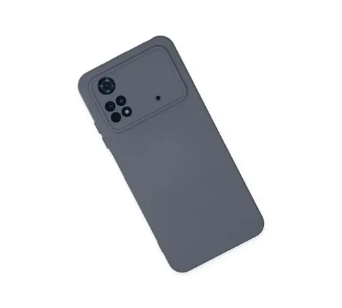 Xiaomi Poco M4 Pro 4G Kılıf Nano içi Kadife Silikon - Gri