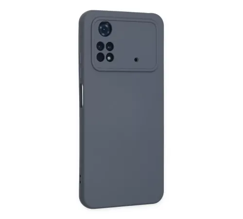 Xiaomi Poco M4 Pro 4G Kılıf Nano içi Kadife Silikon - Gri