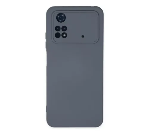 Xiaomi Poco M4 Pro 4G Kılıf Nano içi Kadife Silikon - Gri