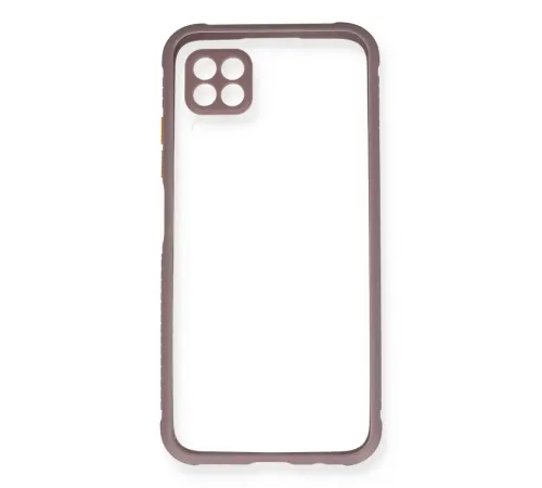 Huawei P40 Lite Kılıf Miami Şeffaf Silikon - Açık Mor