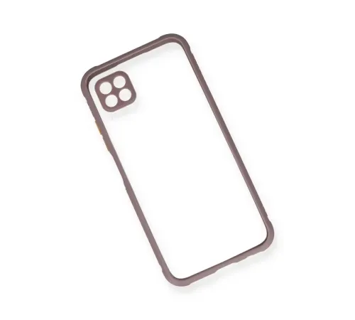 Huawei P40 Lite Kılıf Miami Şeffaf Silikon - Açık Mor
