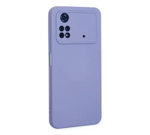 Xiaomi Poco M4 Pro 4G Kılıf Nano içi Kadife Silikon - Lila