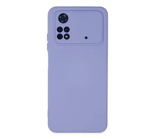 Xiaomi Poco M4 Pro 4G Kılıf Nano içi Kadife Silikon - Lila