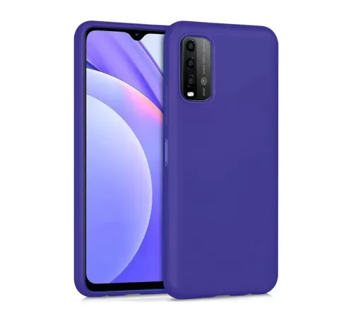 Xiaomi Redmi 9T Kılıf Nano içi Kadife Silikon - Mor