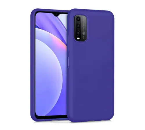 Xiaomi Redmi 9T Kılıf Nano içi Kadife Silikon - Mor