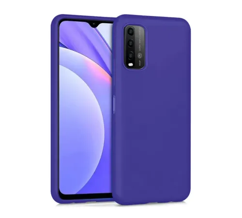 Xiaomi Redmi 9T Kılıf Nano içi Kadife Silikon - Mor