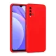 Xiaomi Redmi 9T Kılıf Nano içi Kadife Silikon - Kırmızı
