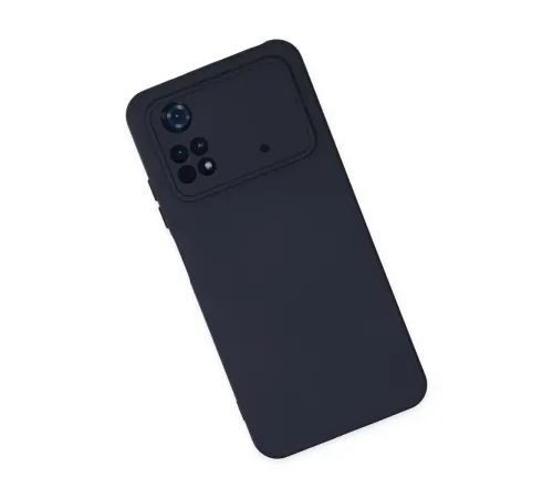 Xiaomi Poco M4 Pro 4G Kılıf Nano içi Kadife Silikon - Lacivert