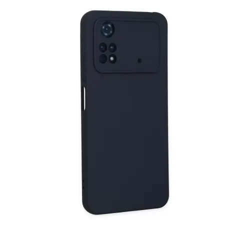 Xiaomi Poco M4 Pro 4G Kılıf Nano içi Kadife Silikon - Lacivert