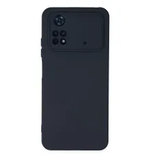 Xiaomi Poco M4 Pro 4G Kılıf Nano içi Kadife Silikon - Lacivert