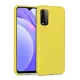 Xiaomi Redmi 9T Kılıf Nano içi Kadife Silikon - Sarı