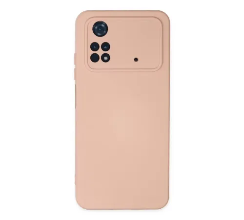 Xiaomi Poco M4 Pro 4G Kılıf Nano içi Kadife Silikon - Pudra
