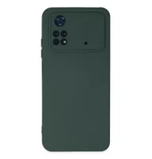 Xiaomi Poco M4 Pro 4G Kılıf Nano içi Kadife Silikon - Koyu Yeşil