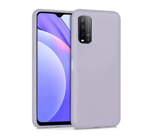 Xiaomi Redmi 9T Kılıf Nano içi Kadife Silikon - Lila