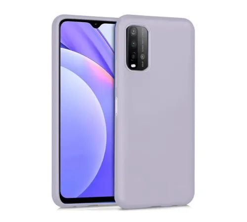 Xiaomi Redmi 9T Kılıf Nano içi Kadife Silikon - Lila