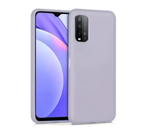Xiaomi Redmi 9T Kılıf Nano içi Kadife Silikon - Lila