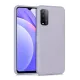 Xiaomi Redmi 9T Kılıf Nano içi Kadife Silikon - Lila