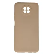 Xiaomi Redmi Note 9 5G Kılıf Nano içi Kadife Silikon - Bej